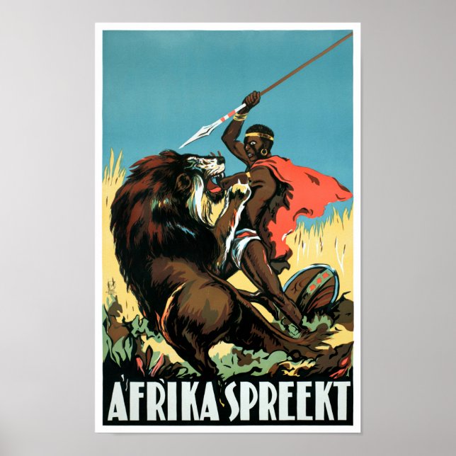 Poster da África restaurado (Frente)