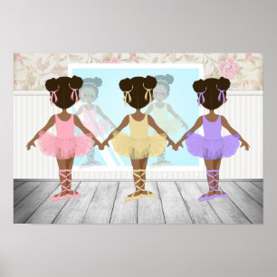 Poster da African American Girl Ballerina