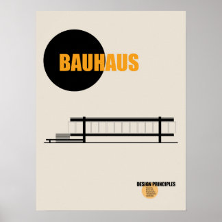 Poster da Arquitetura Bauhaus