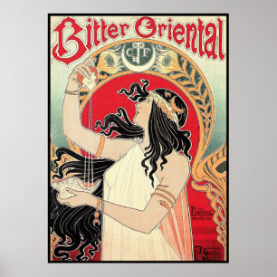 Poster da arte: Arte Nouveau - oriental amargo