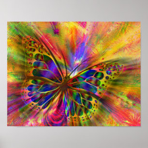poster da arte da borboleta