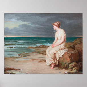Poster da arte de John William Waterhouse Miranda
