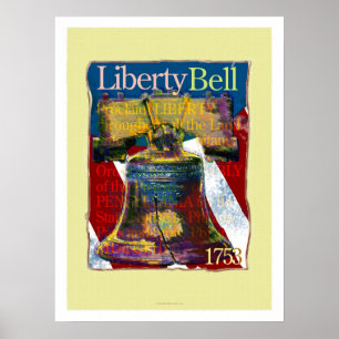 Poster da arte de Liberty Bell