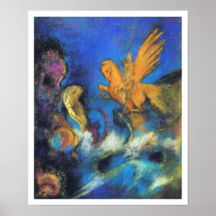 Poster da arte de Redon: Roger & angélica 2