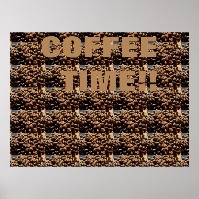 POSTER DA ARTE DO FEIJÃO DE CAFÉ (Frente)