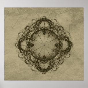 Poster da arte do vintage de Steampunk