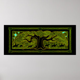 Poster da árvore do Excelente