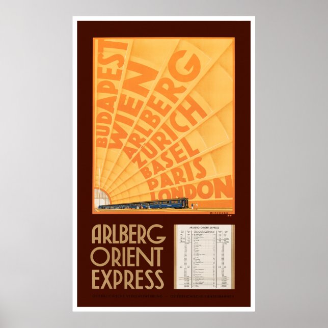 Poster da Áustria restaurada (Frente)