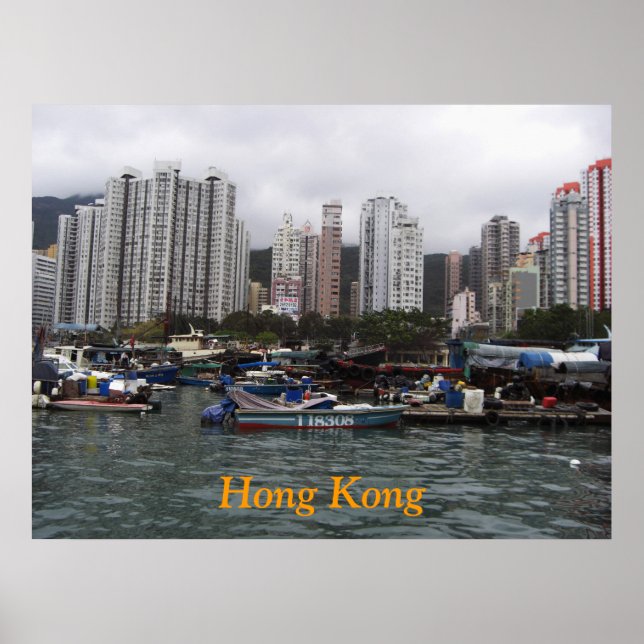Poster da Baía de Hong Kong (Frente)