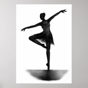 Poster da bailarina da "benevolência"