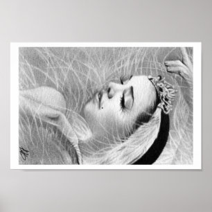 Poster da bailarina da rainha da cisne