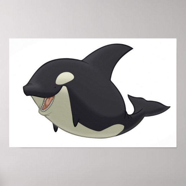 Poster da Baleia Assassina (Frente)
