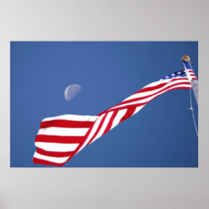 Poster da bandeira americana