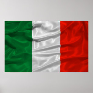 Poster da bandeira de Italia