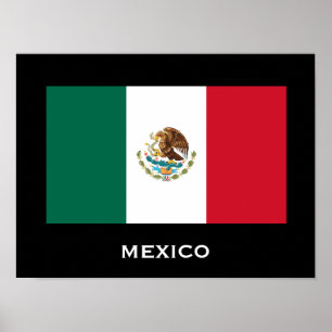 Poster da bandeira de México