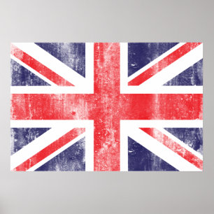 Poster da bandeira do vintage