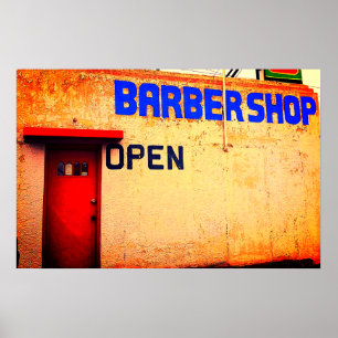 Poster da barbearia