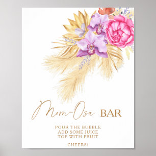 Poster da barra Mom-Osa com grama das pampas