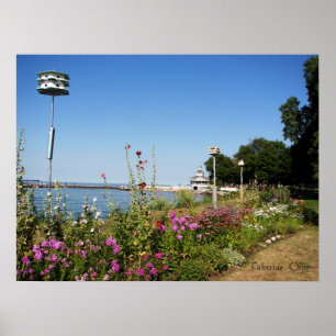 Poster da beira do lago, Ohio