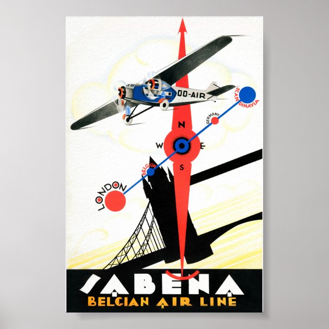 Poster da Bélgica restaurada (Frente)