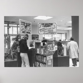 Poster da Biblioteca Pública Vintage Spokane