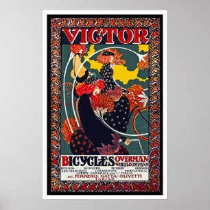 Poster da bicicleta:  Bicicletas do vencedor -