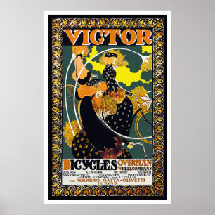 Poster da bicicleta: Bicicletas do vencedor -