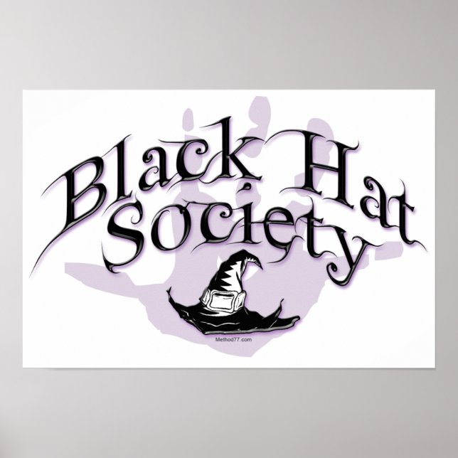 Poster da Black Hat Society (Frente)
