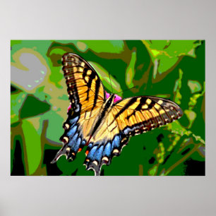 Poster da borboleta de monarca