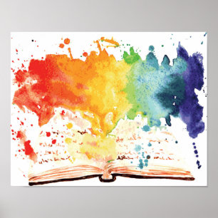 Poster da brecha do livro dos trabalhos de arte da