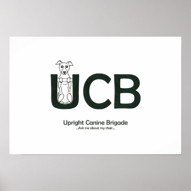 Poster da Brigada Canina em Direita (Frente)