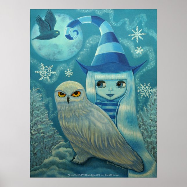 Poster da Bruxa de Neve Owl (Frente)