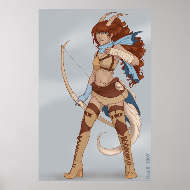 Poster da Caçadora (Frente)