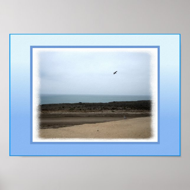 Poster da Califórnia Beach (Frente)