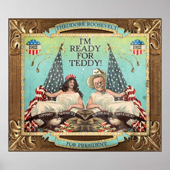 poster da campanha 'Pronto para o Ursinho' Rooseve (Frente)