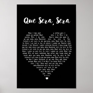 Poster Da canção preta do coração dos soros dos soros