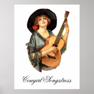 Poster da cantora da vaqueira