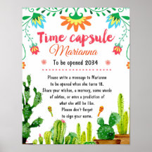 Poster da Cápsula do Tempo Fiesta Mexicana