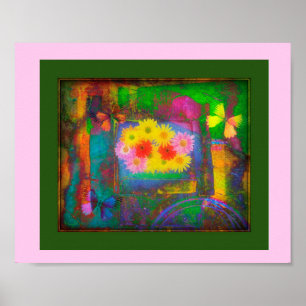 Póster Da "carro da flor cadeira de rodas