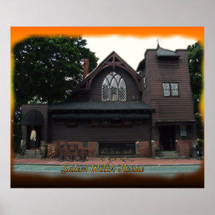 Poster da casa das bruxas de Salem