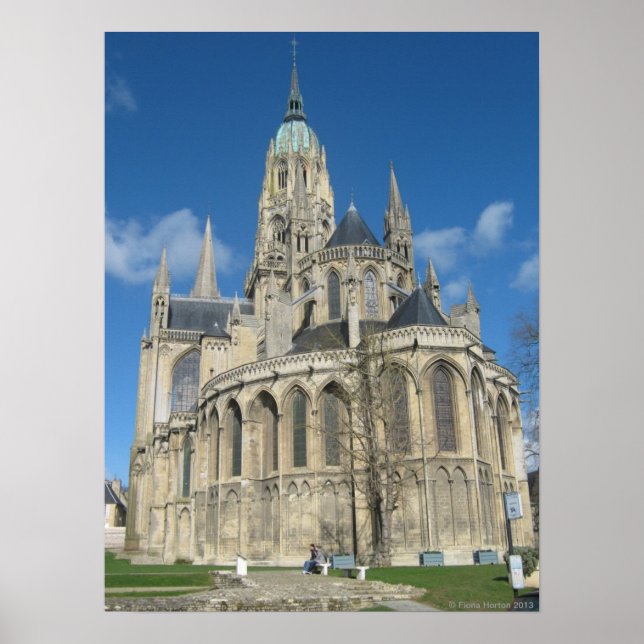Poster da Catedral Bayeux (Frente)