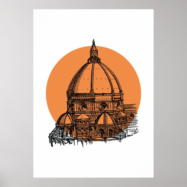 Poster da Catedral de Florença (Frente)