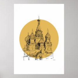 Poster da Catedral de Moscou