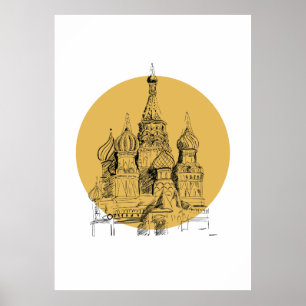 Poster da Catedral de Moscou