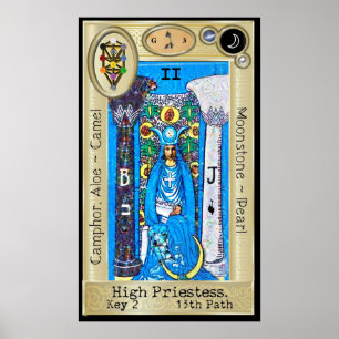 Póster ~ da chave 2 de Ifdawn Deepdream Tarot a