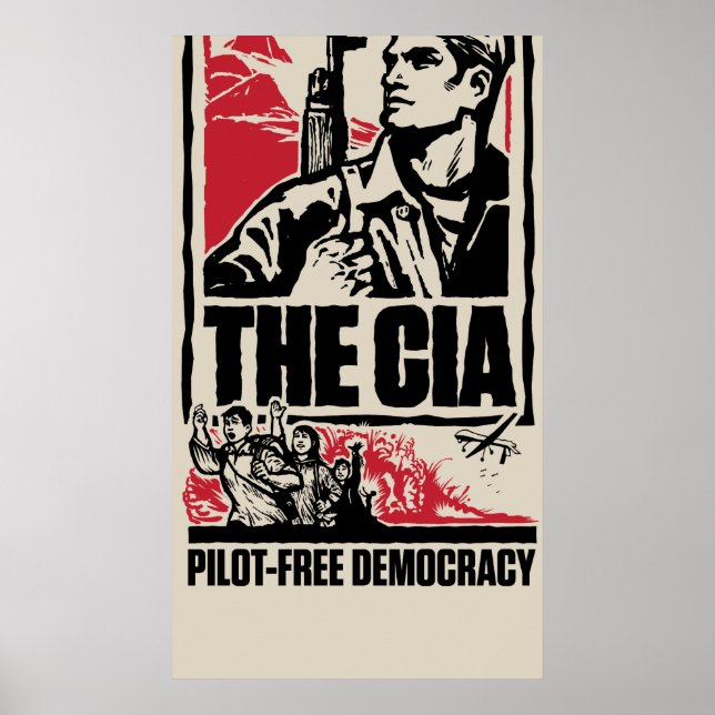 POSTER da CIA Pilot Free Democracy (Frente)
