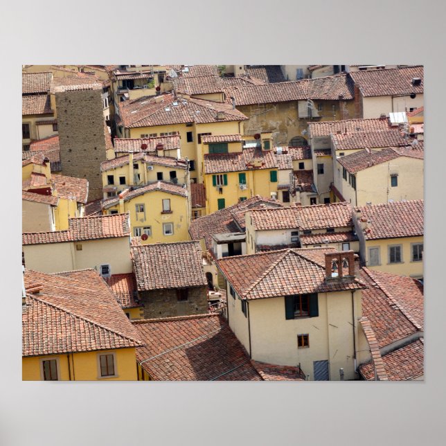 Poster da cidade de Florença (Frente)