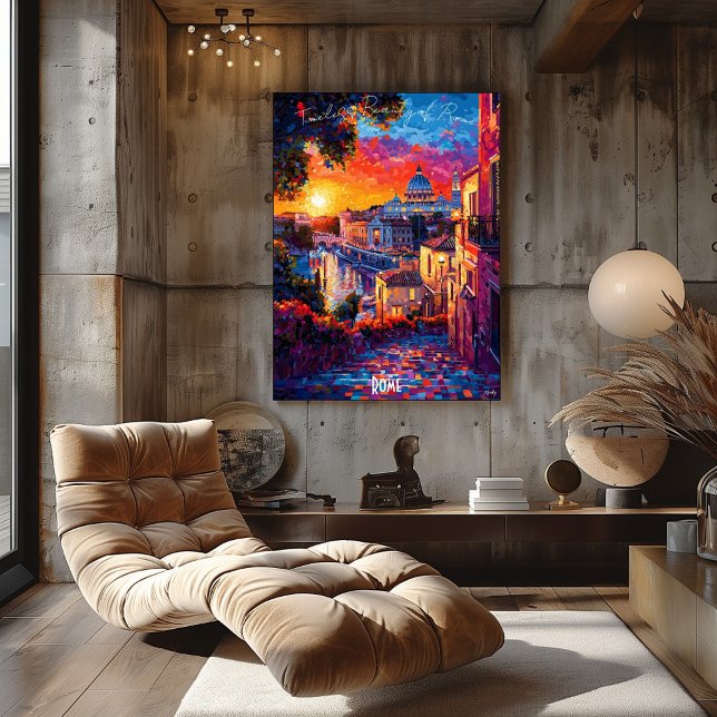 Poster da Cidade de Roma - Arte Histórica Italiana (Criador carregado)