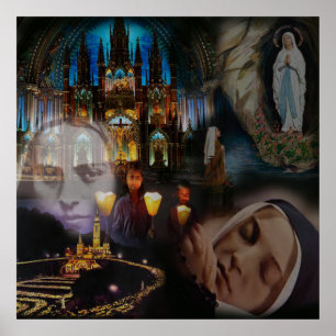POSTER DA COLAGEM DE LOURDES
