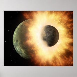 Poster da colisão do espaço